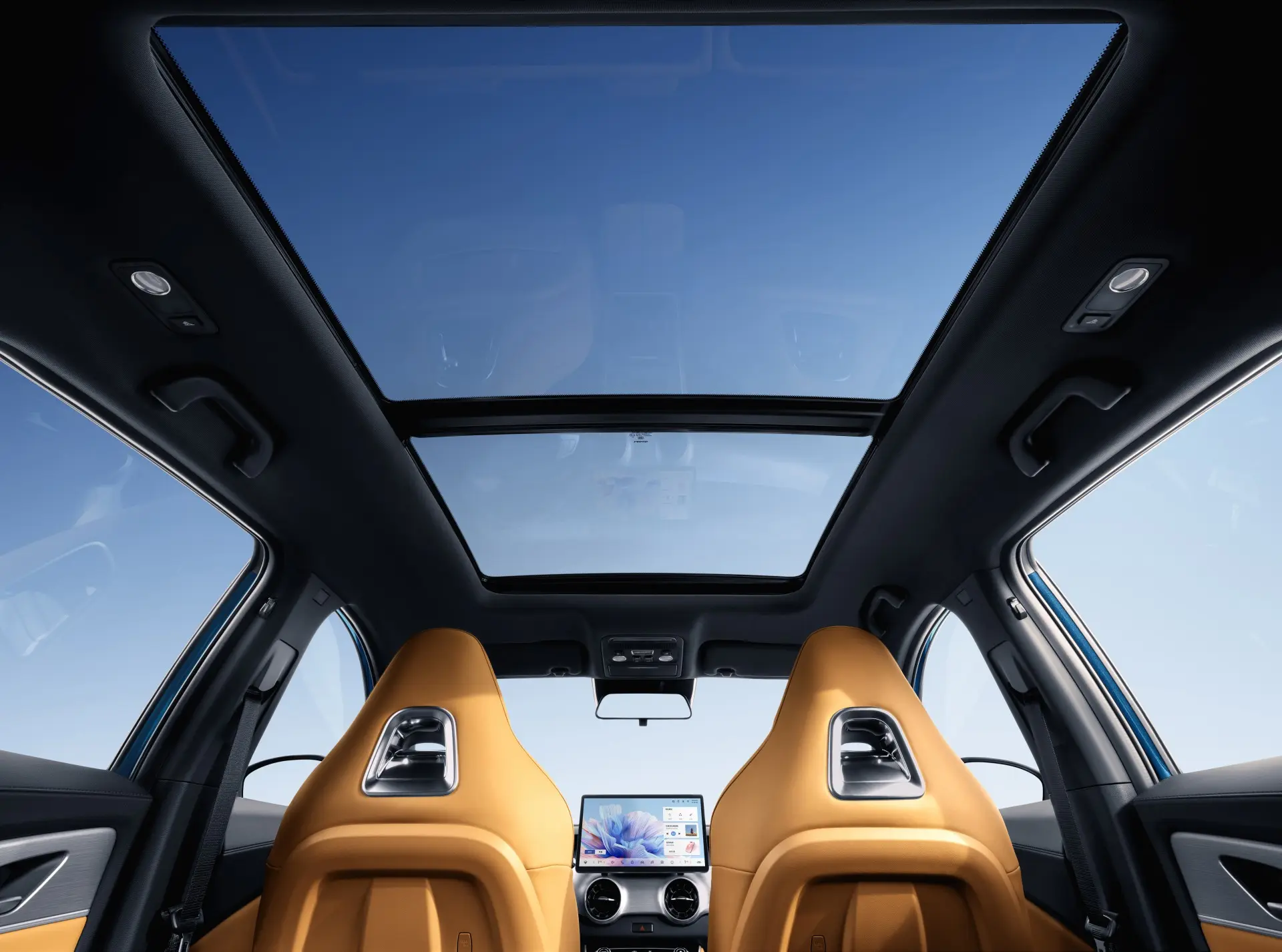 Panoramic glass roof